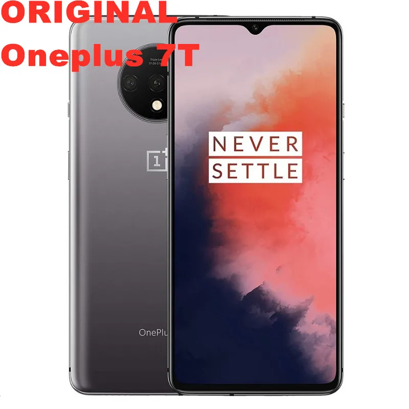Смартфон OnePlus 7T с глобальной ПЗУ, Восьмиядерный процессор Snapdragon 855 Plus 8G 128G, 90 Гц, AMOLED экран, 48мп, тройная камера UFS 3,0, NFC