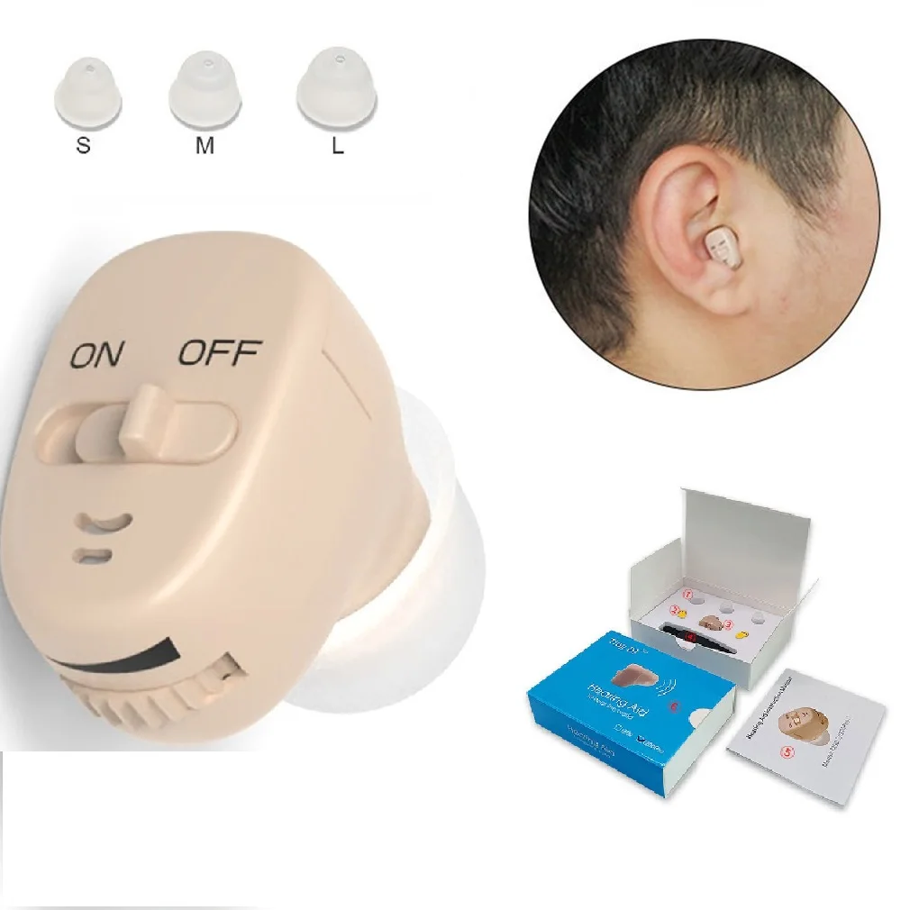 In Ear Hearing Aid For Adults Elderly Children