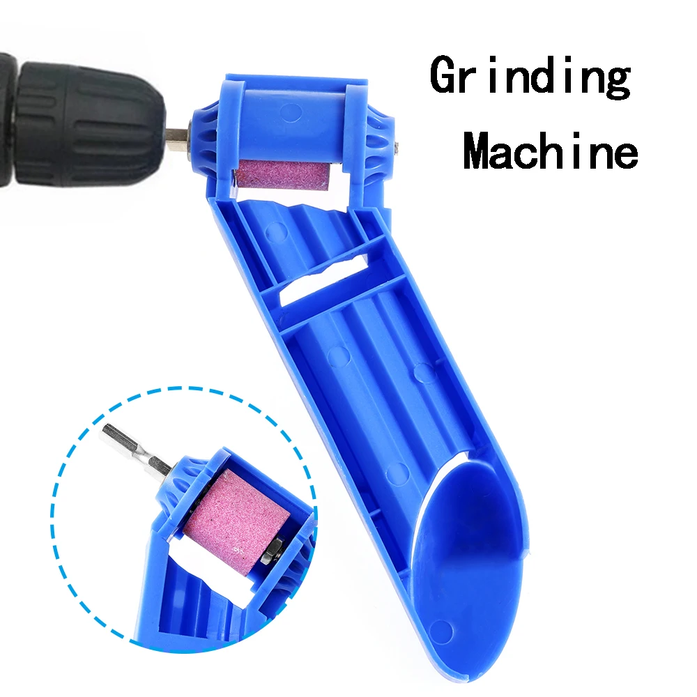 1set Portable Corundum Grinding Wheel Bit Sharpener Titanium Drill