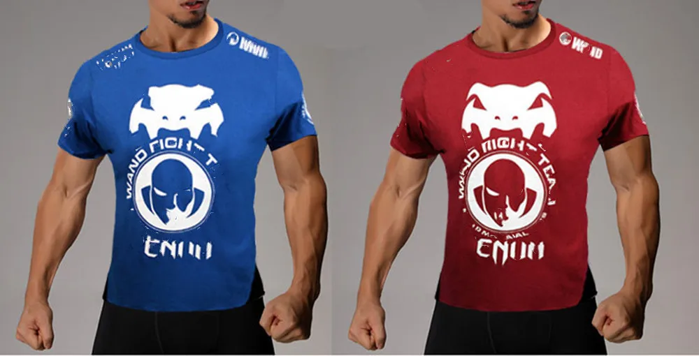 

2019 new two-color tights UFC boxing Sanda MMA Fighting Fighting Fitness Clothes Basketball Running Fast Dry Clothes