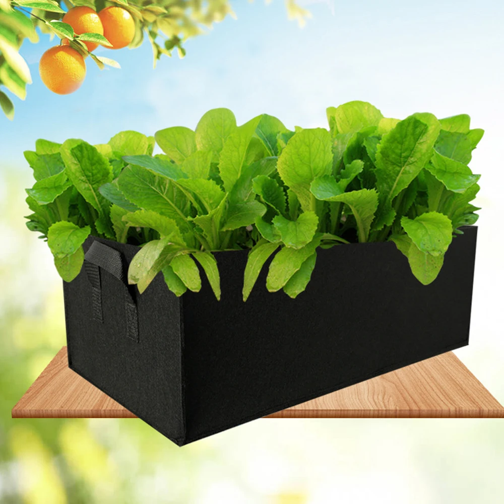 Terrace Gardening Leafy Vegetable Green Rectangle Grow Bag