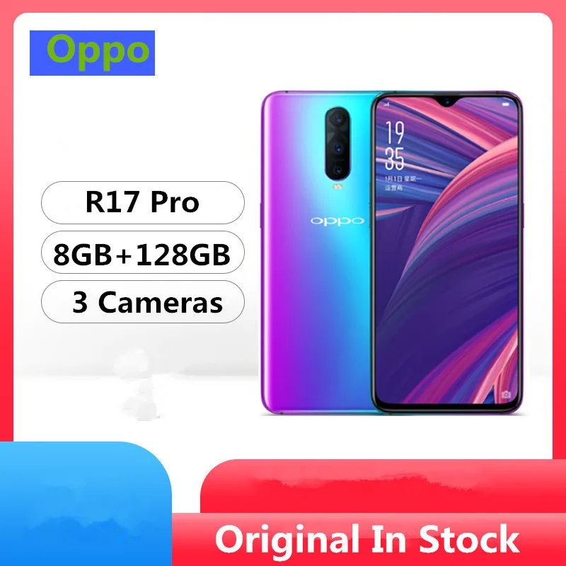 Смартфон Oppo R17 Pro Snapdragon 710 Android 8 1 6 4 дюйма 128 х1080 + Гб МП сканер отпечатка пальца NFC |