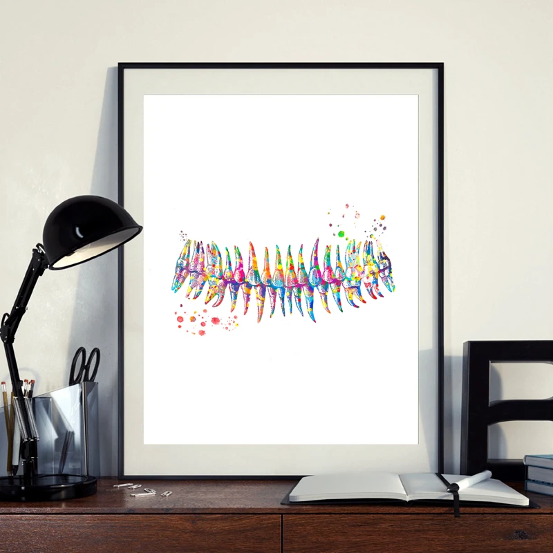 Dental art prints office decor