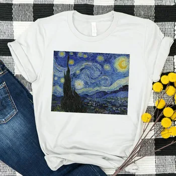 

Summer Women Tshirts Printed Oil Painting Pattern Harajuku T-shirt Casual Short Sleeve Shirts Female T Shirt Ropa Mujer Tops Tee
