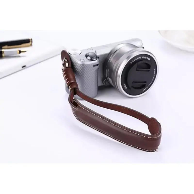PU Leather Camera Strap Wrist Hand Straps Grip for Finepix Fuji