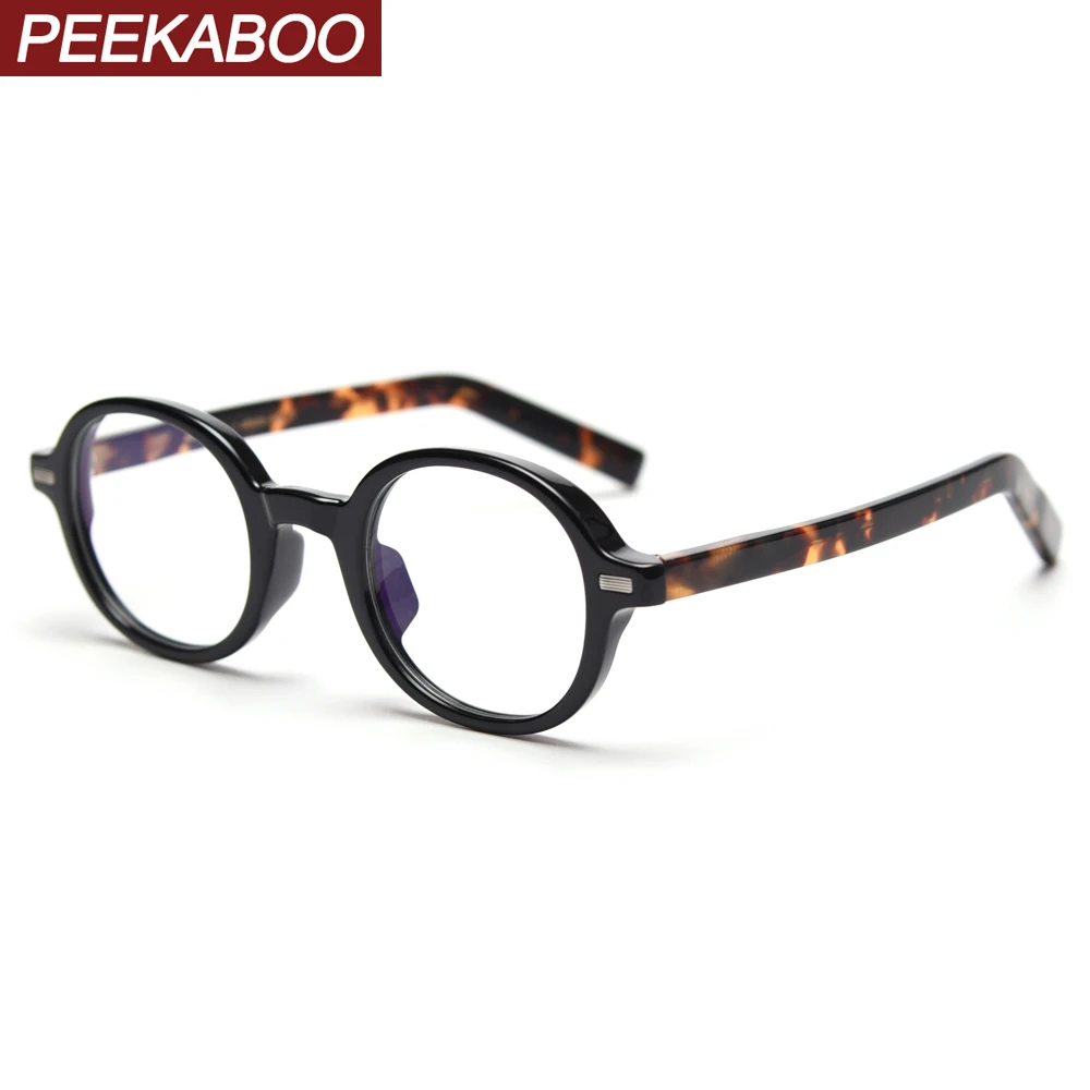 Мужские и женские овальные очки peekabo круглые прозрачные в ретро стиле с