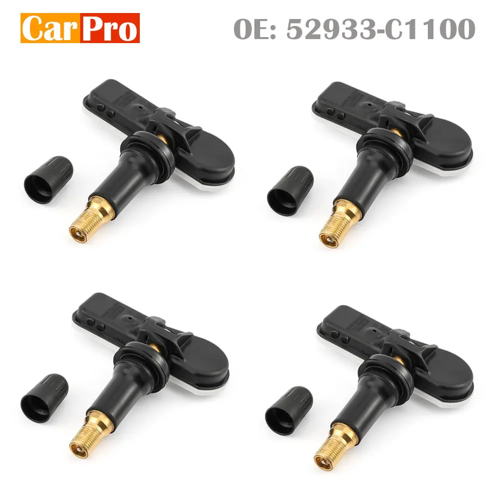 Датчики давления в шинах TPMS 52933 C1100 52933C1100 для Hyundai Tucson Sonata I20 Creta 2016 2020 433 МГц 4