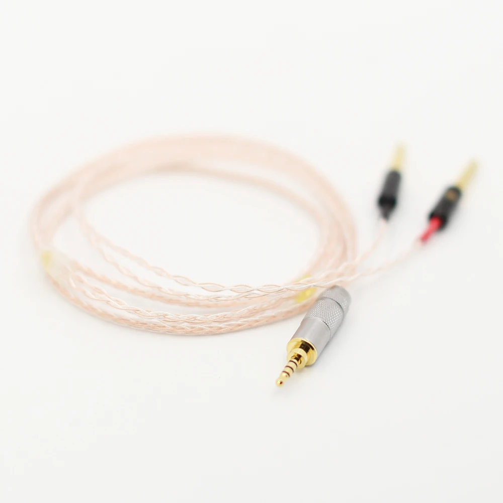 Audiocrast 8cores Replacement Headphones Cable Audio Upgrade Cable For Meze 99 Classics Focal Elear Headphones