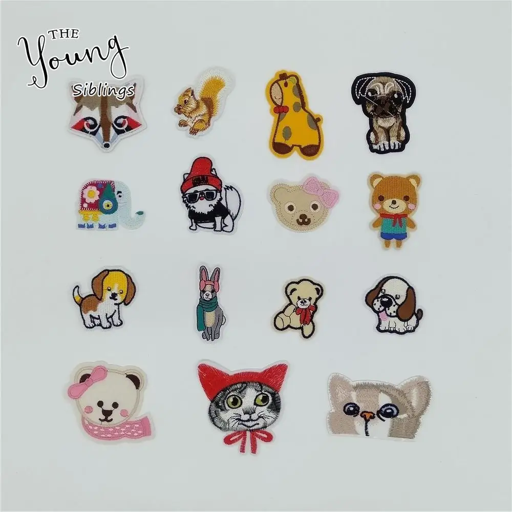 Горячая Распродажа мультяшная термоплавкая клейкая аппликация вышивка