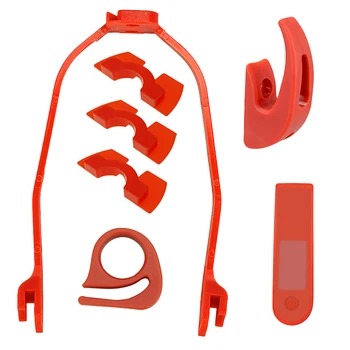 

for XIAOMI M365/M187 Rear Mudguard Bracket Damping Electric Scooter Dashboard Cover Parts Accessories Red