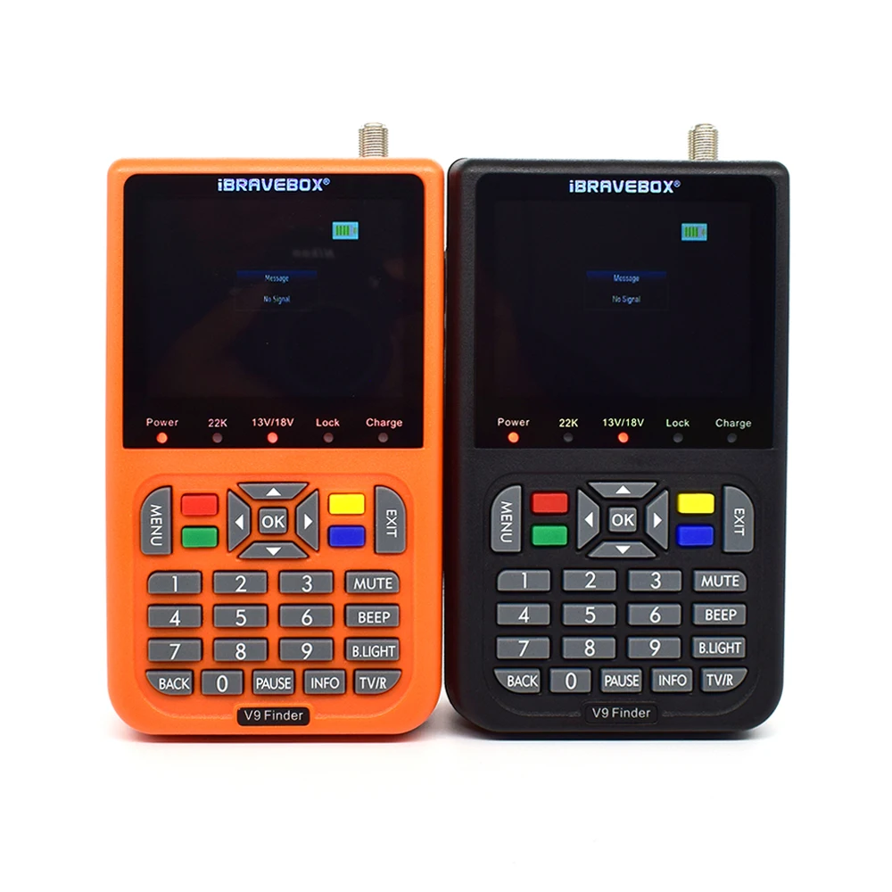 V9 Finder Meter DVB-S/S2 Digital Satellite Finder High Definition Sat Finder Satellite Meter Satfinder 3.5 inch LCD Digital
