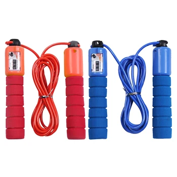 

Jump Rope With Counter Sports Fitness Adjustable Fast Speed Foam Handle Skipping Rope For Kids&Adult Fitness Equipment