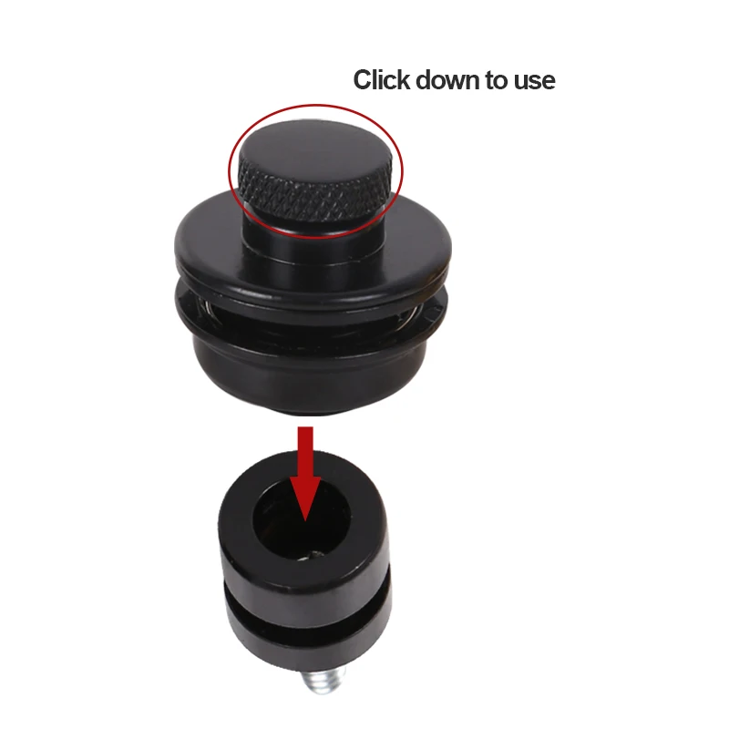 Sliding lock guitar strap nails Electroplating alloy Guitar strap non slip buckle Electric guitar strap anti slip tail studs