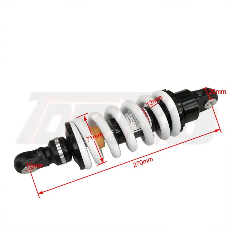 TDPRO 1000LBS 12X270 мм задний амортизатор для мотоцикла внедорожные амортизаторы пружинная подвеска из сплава