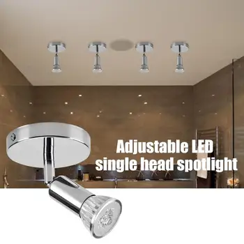 

GU10 Adjustable LED Decorative Spotlight High Color Rendering Long Service Life Round Ceiling Light Bedroom Home Decor