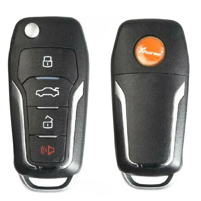 Xhorse Xkfo01En Universal Wire Vvdi Remote Key 4 Pulsanti Per Ford Unmobile King English Funziona Con Vvdi2 Programmer Tool 5 Pz/Lotto