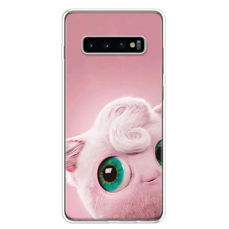 Пикачу обложка фильма чехол для телефона для samsung Galaxy S10+ Note 10 9 8 S9 S8 J4 J6 J8 плюс S7 S6 корпус под плетенную сумку