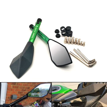 

Universal Motorcycle Mirrors Aluminum View Rearview Side Mirror For Ducati 400 620 695 696 796 821 797 MONSTER M1000S S4 S4R