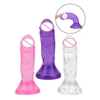 12cm Candy Jelly Dildos For Women Anal Plug Vaginal Massager Realistic Penis Female Masturbator Small In Pocket Erotic Sex Toys 1
