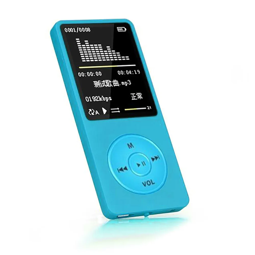 MP3 Walkman Hifi плеер USB мини MP3 плеер с ЖК-экраном Поддержка FM рекордер TF карта спортивные музыкальные наушники MP3-плеер# T10G