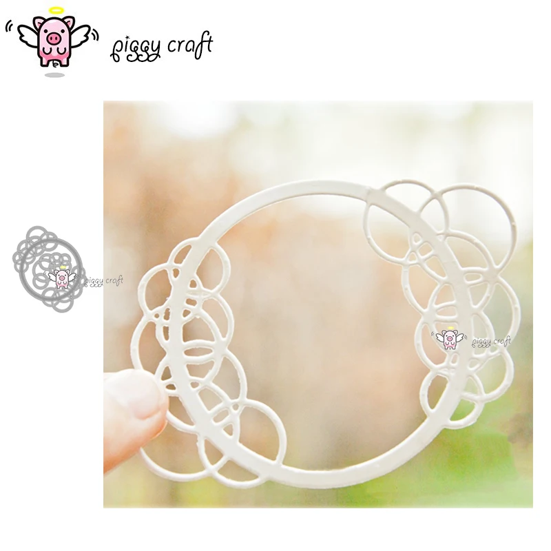 

Свинья, для рукоделия металлические режущие штампы, форма для высечки, неправильная круглая рамка, для скрапбукинга, бумаги, ремесло, лезвие, штампы, трафареты