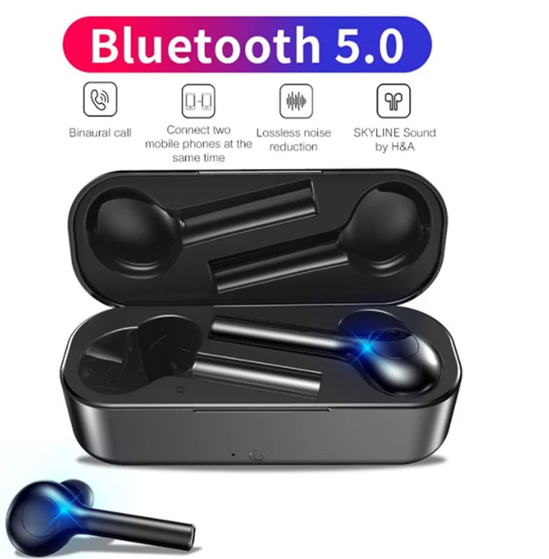 

Mini TWS Bluetooth 5.0 Wireless Earphone Bluetooth Headphones 9D Stereo Sport Headsets Earbuds For iPhone Android Mobile Phone