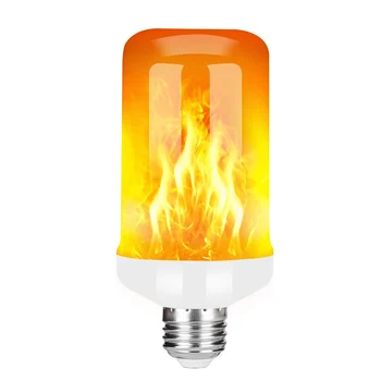 

85-265V E27 LED Flame Lamp 9W 3 Modes With Gravity Sensor Fire Flame Effect Corn Bulb Flickering Emulation Fire Lights