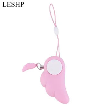 

Angel Wings Protection Panic Safety Security Anti-Wolf Alarm Girls Personal Self Defense Supplies Alarm Key Ring 90dB