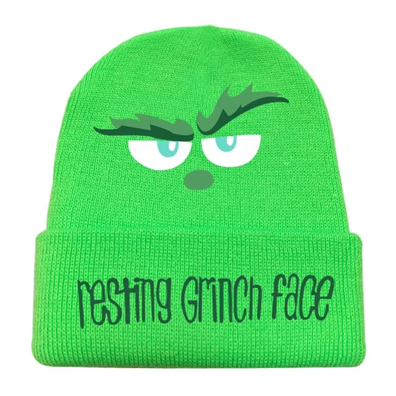 New Resting Grinch Face Hat Woman's 