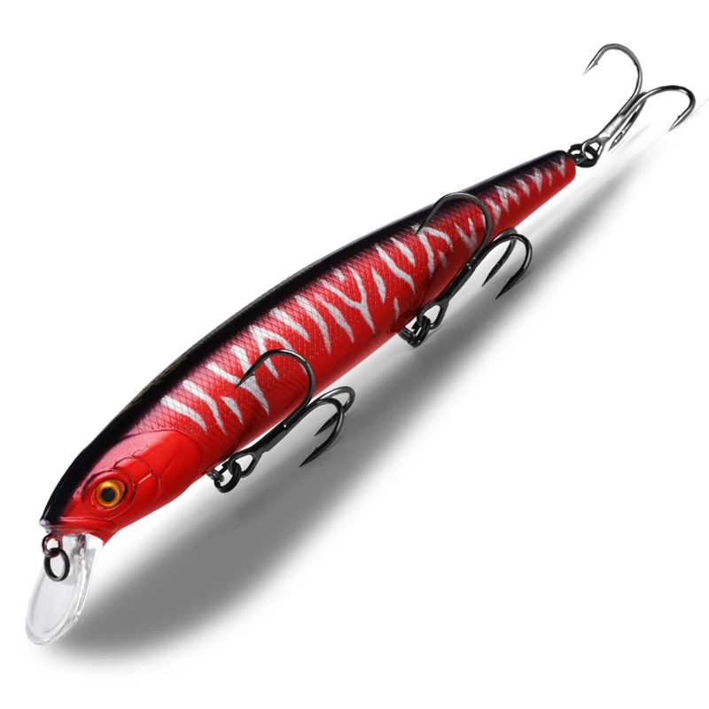 Leurre De Pêche Vintage Bomber – Crankbait Bois #13 – Côté Rouge – USA – Occasion