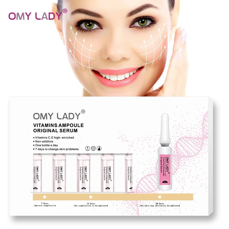 OMY LADY новейшая 7 шт Сыворотка для лица увлажняющая эссенция отбеливания ослабляет
