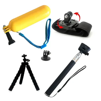 

Accessories Kit for Gopro hero 7 6 5 4 3 Session for Go pro Monopod Tripod mount for Xiaomi Yi 4K SJCAM SJ4000 EKEN H9 H9R
