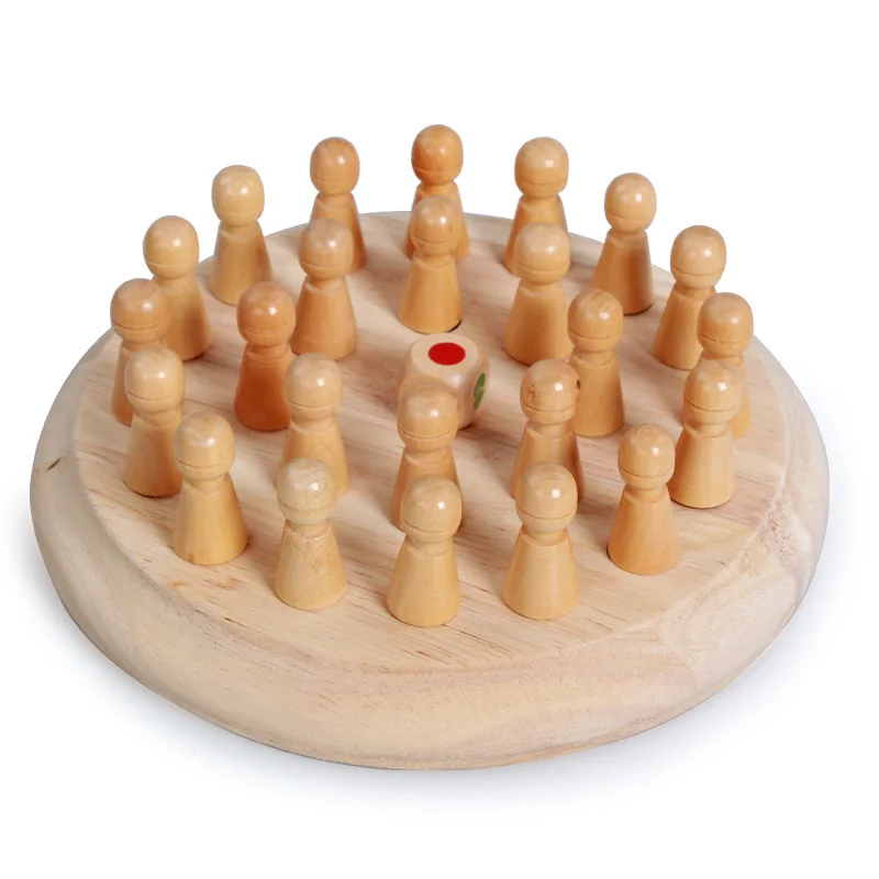 

Multi-functional Early Education Wooden Six-Color ji yi qi Children'S Educational Toy sdip qi Board Game of Chess