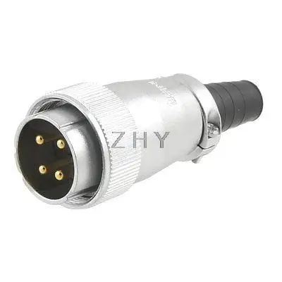 

3.5mm Pin Dia Plug 4 Pins Aviation Circular Connector 500V 50A