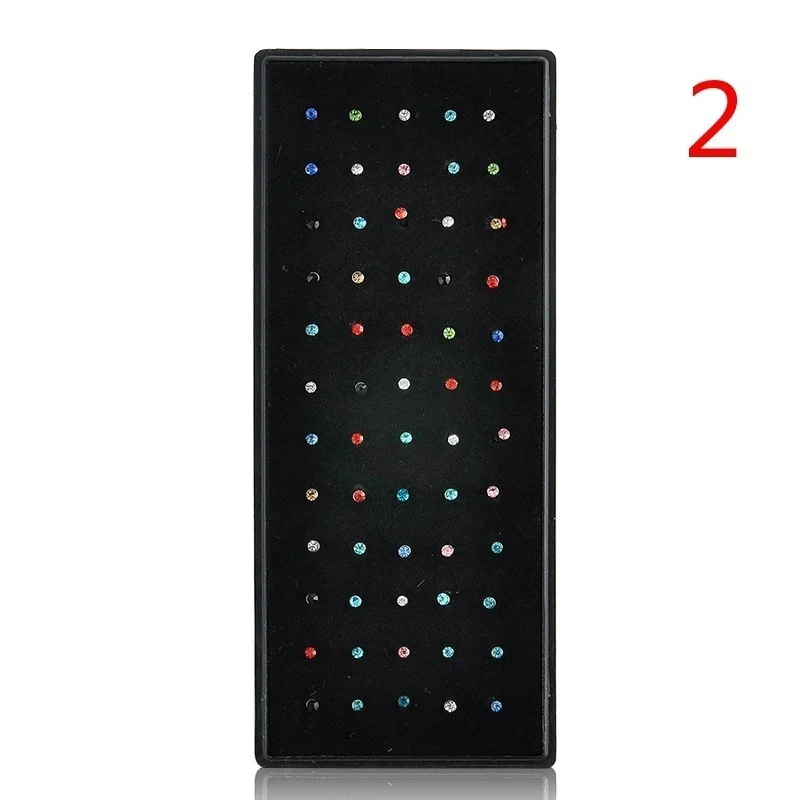 Набор из 60 шт./упак. кольца для носа нержавеющей стали женщин и девушек