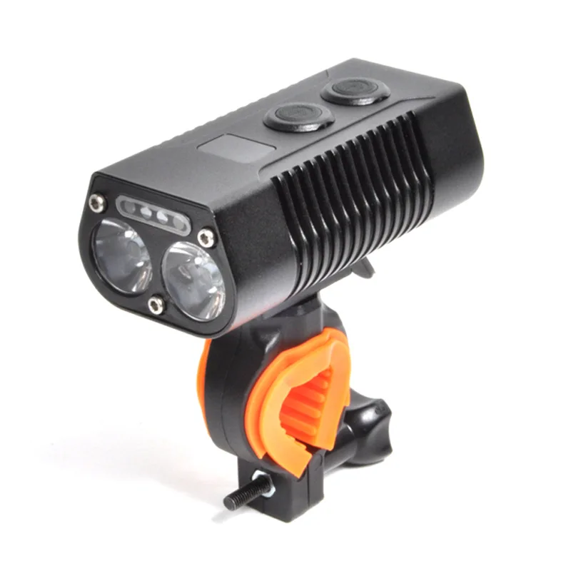 USB Bike light Велосипедный передний светильник USB велосипедные фары для езды ночью светильник ing головной светильник s 2xT6 4000mAh яркий велосипедный флэш-светильник - Цвет: USB Bike light