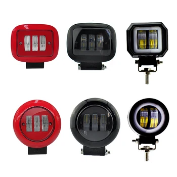 

12v 20w 30w led work spot head lamp car headlights super bright fog lights off-road driving auxiliary lamp spotlight accessories