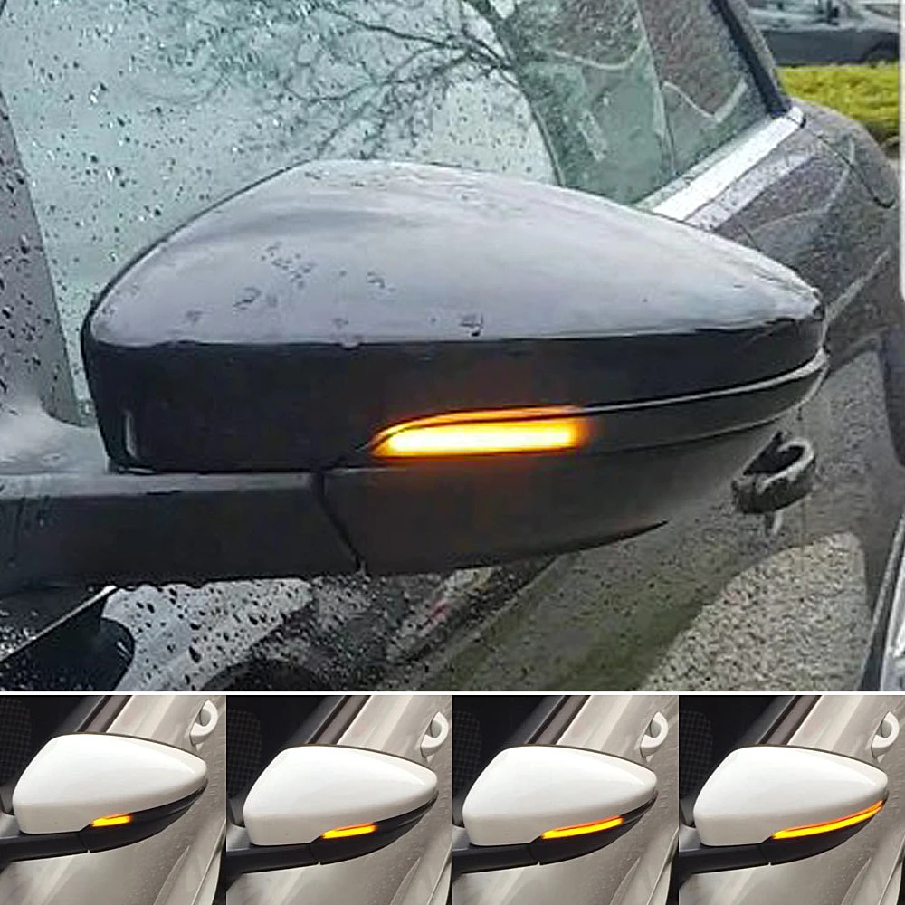 

LED Side Wing Rearview Mirror Indicator Blinker Repeater Dynamic Turn Signal Light For VW Passat B7 CC Scirocco Jetta MK6 EOS