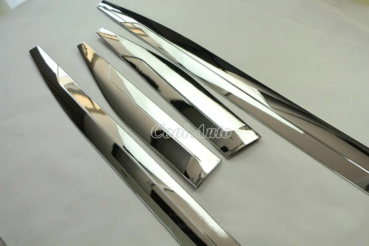 For Nissan Rogue X-Trial T32 High quality Chrome Side Door Car Body Molding Trim