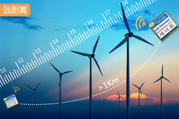 GY-LR1 SX1278 LoRa беспроводной модуль 433/470 МГц широкий спектр