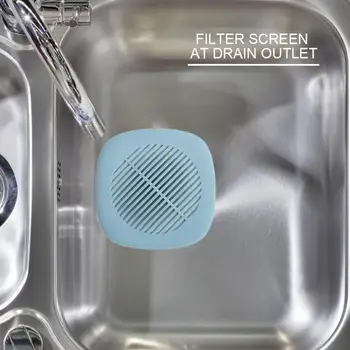 

Silicone Sewer Outfall Strainer Sink Filter Anti-blocking Floor Drain Hair Stopper Catcher Kitchen Bathroom Accessories