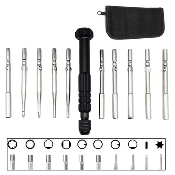 

11Pcs/Set Tune Up Carburetor Adjusting Screwdriver Tool Kit Pac Man Double D Spline Type Tool Kit