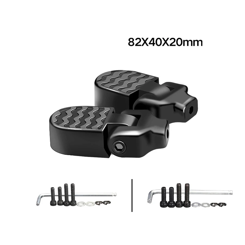 Mountain Bike Rear Foot Pedal Manned Bicycle Rear Seat Foot Pedal Rear Pedal Quick Release Shaft Installation Foot Post