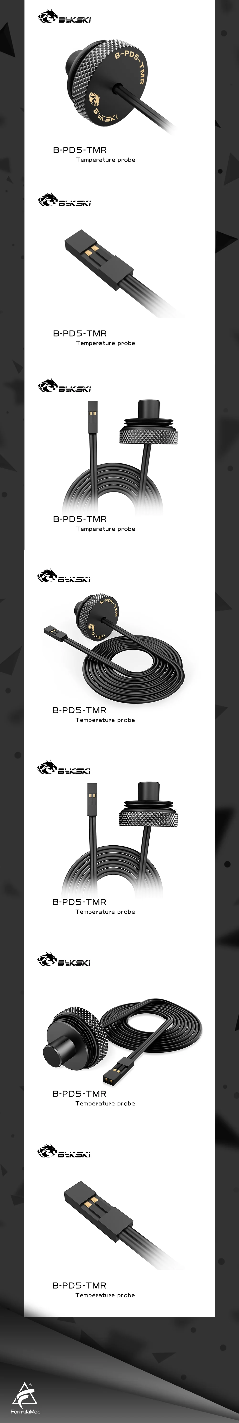 Bykski B-PD5-TMR, Temperature Measurement Sensor Plugs, G1/4 Accessories Sealing Lock , Metal Water Cooling Fitting  