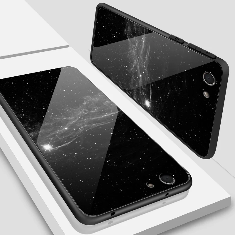 Для OPPO R15X R17 Pro A3S A39 A57 A59 A7X A9 чехол из закаленного стекла Reno10x Zoom F1S F9 F11 Find Design глубокий ударопрочный жесткий чехол - Цвет: W242