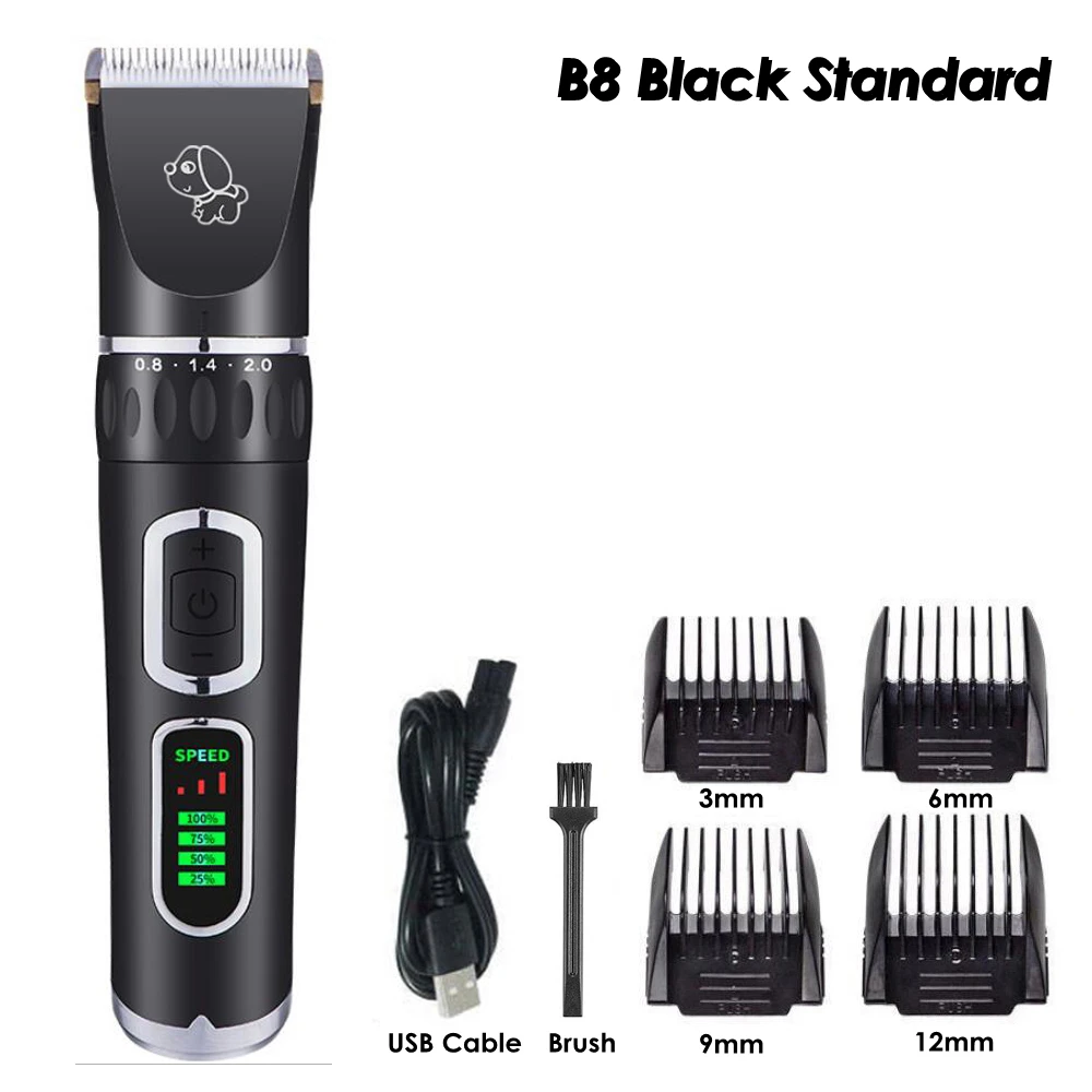 Electrical Pet Clipper Professional Grooming Kit Rechargeable Pet Cat Dog Hair Trimmer Shaver Set Animals Hair Cutting Machine