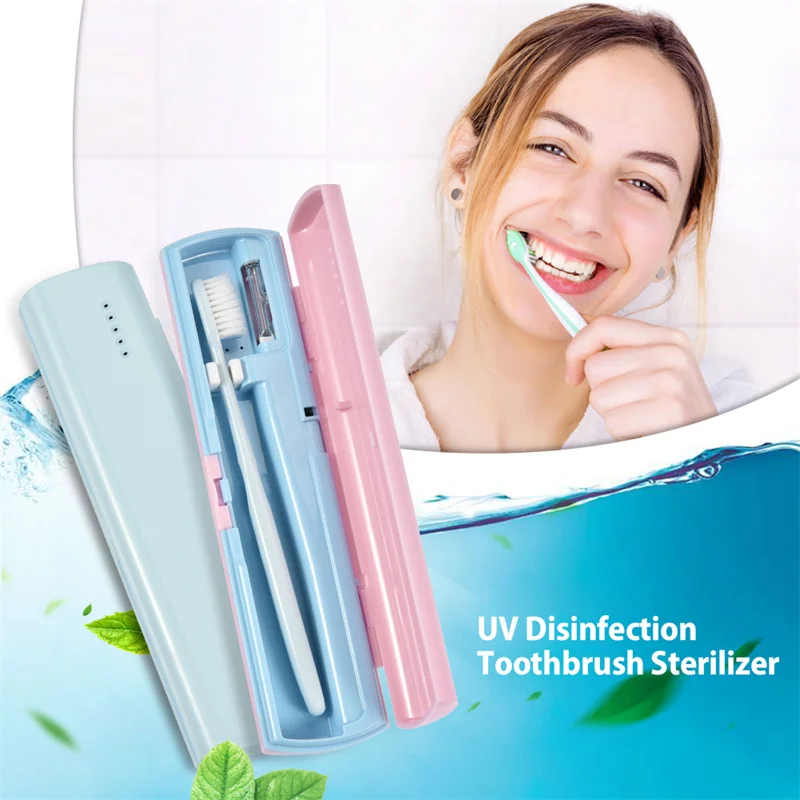 UV Toothbrush Sterilizer Toothbrush Cleaner Box Automatic Disinfection