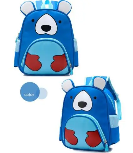Дети мультфильм животные рюкзак модный многофункциональный рюкзак на молнии для девочек мальчиков школьная сумка Abjustable - Цвет: 3