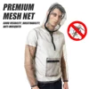 Outdoor Ultralight Mesh Hooded Bug Jacket Anti-mosquito See Through Protective Mesh Shirt Insect Shield for Camping Fishing ► Photo 2/6