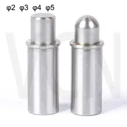 MPJS MPJL VCN510 Spring pins ,spring plungers,304 Stainless Steel pins ,short type ,body dia 2mm 3mm 4mm 5mm